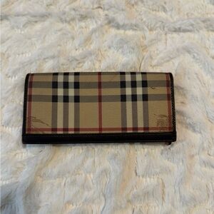 Burberry Plaid Checkered Wallet